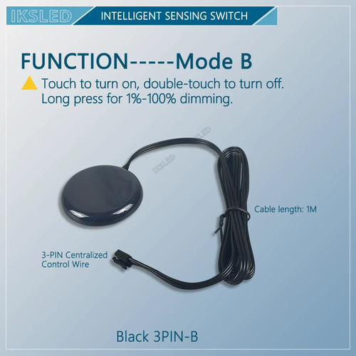 MINI 12V24V LED Dimmable Touch Sensor Switch Penetrating Wood Panel