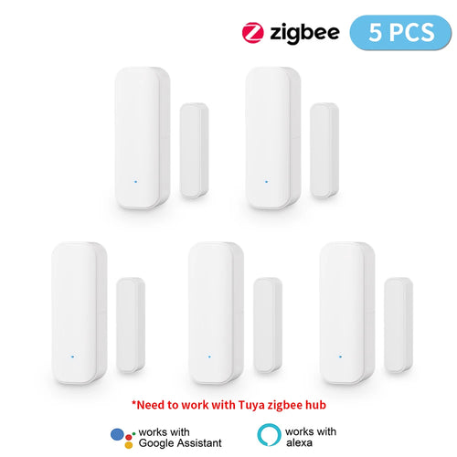 Tuya Zigbee Door Sensor and Smart Life Window Magnetic Sensor Detector