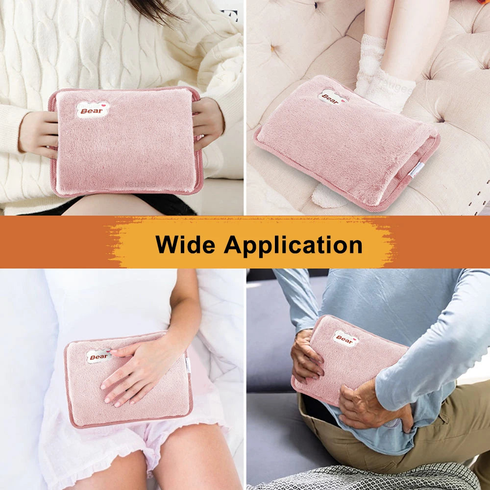 Electric Hot Water Bag Winter Portable Soft Electric Hand Warmer