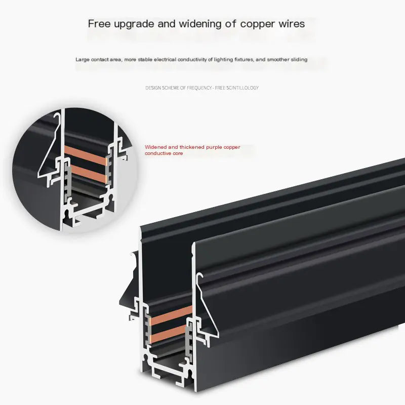 Smart Integrated Magnetic Track Light for Home Use