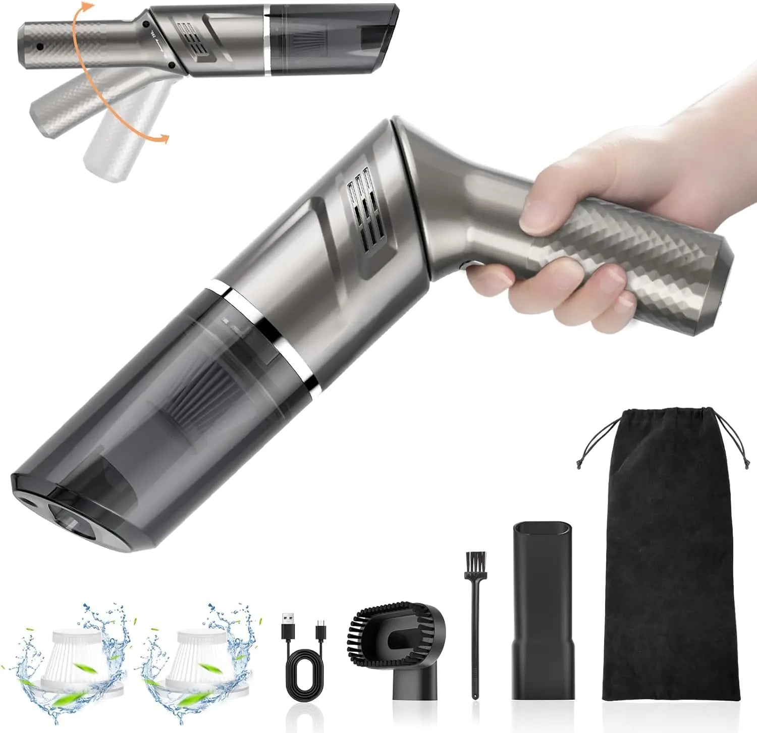 MZGO Car Vacuum Handheld