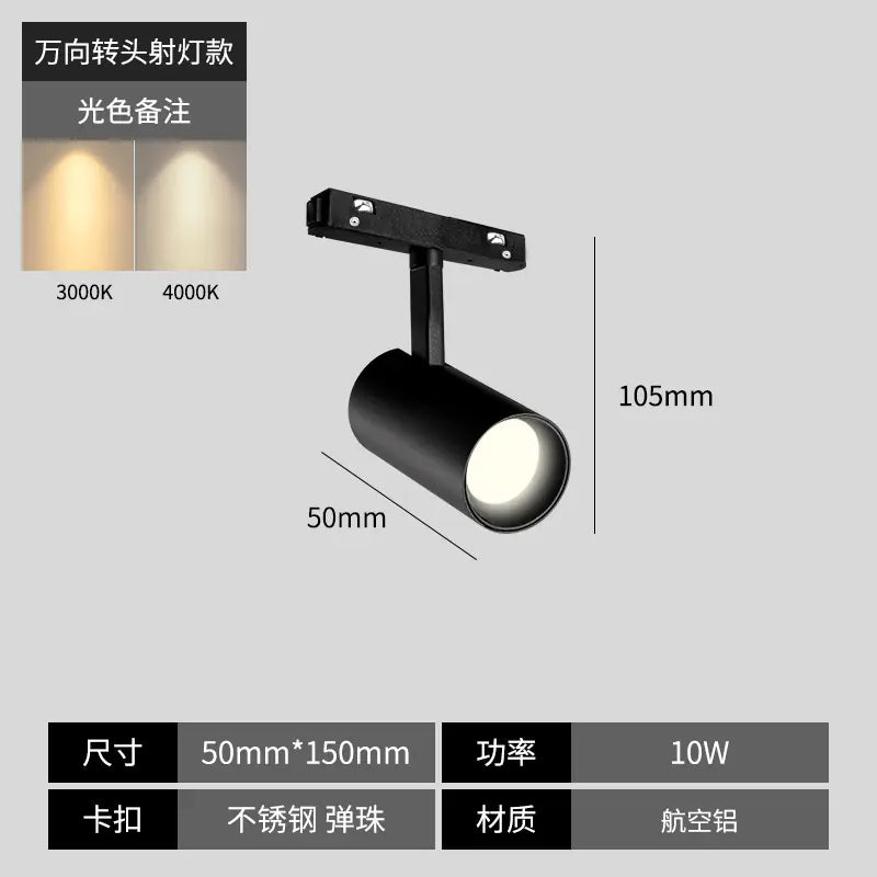 Smart Integrated Magnetic Track Light for Home Use