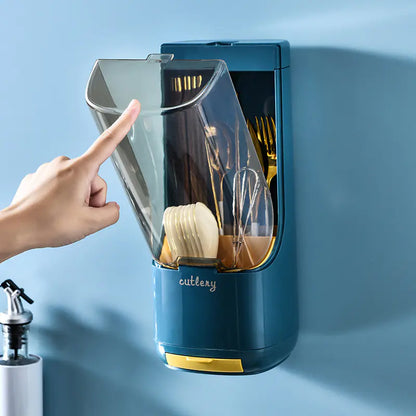 Wall-Mounted UV Chopstick Sterilizer for Kitchen