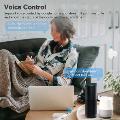 Tuya Zigbee Door Magnetic Sensor Door Window Open Closed Detector