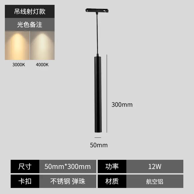 Smart Integrated Magnetic Track Light for Home Use