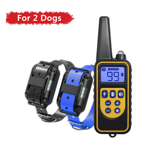 800m Dog Training Collar Waterproof Pet Remote Control Rechargeable