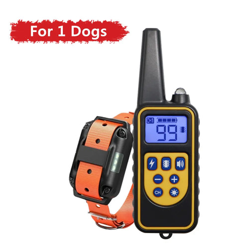 800m Dog Training Collar Waterproof Pet Remote Control Rechargeable