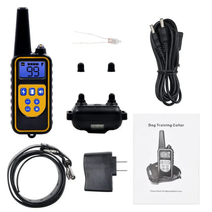 800m Dog Training Collar Waterproof Pet Remote Control Rechargeable