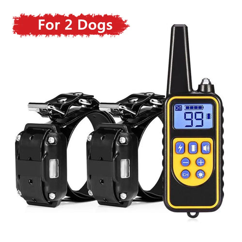 800m Dog Training Collar Waterproof Pet Remote Control Rechargeable