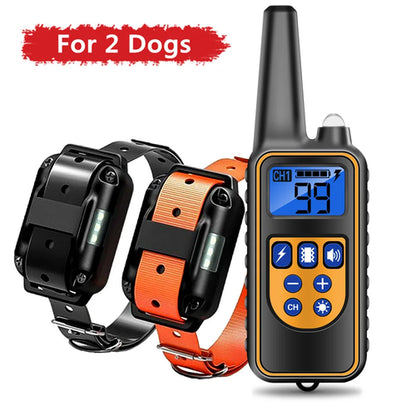 800m Dog Training Collar Waterproof Pet Remote Control Rechargeable