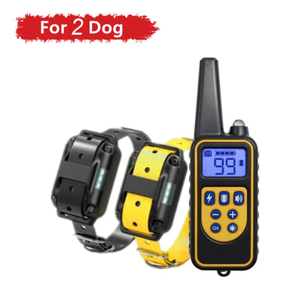 800m Dog Training Collar Waterproof Pet Remote Control Rechargeable