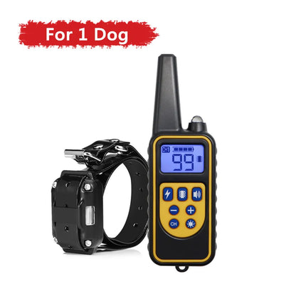800m Dog Training Collar Waterproof Pet Remote Control Rechargeable