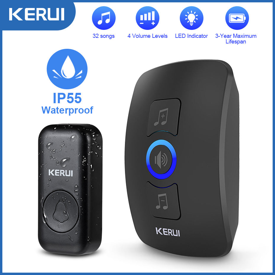KERUI M525 Outdoor Wireless Doorbell Waterproof Smart Home Door Bell