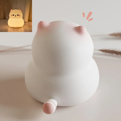 LED Night light Silicone Rabbit Touch Sensor lamp Cute Animal Light