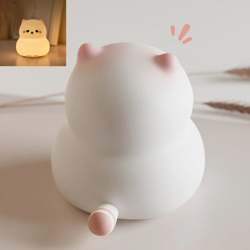 LED Night light Silicone Rabbit Touch Sensor lamp Cute Animal Light