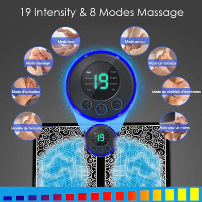 Electric Foot Massager Pad Muscle Massage Relaxation Trainer For