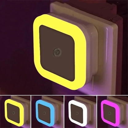 Wireless LED Night Light Sensor Lighting Mini EU/US Plug Night Lights