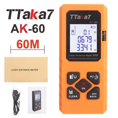 40M/60M Mini Smart Laser Distance Meter Measure Infrared Rangefinder