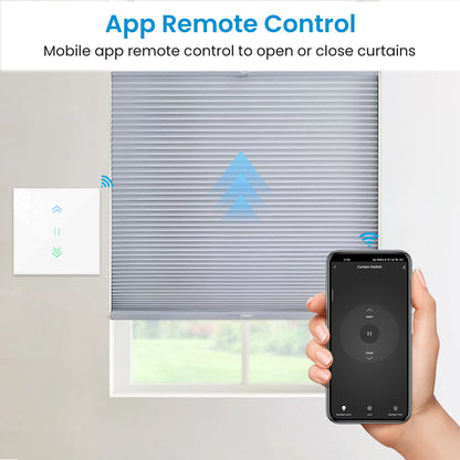 LoraTap Curtain Roller Shutter WiFi Blinds Switch Backlight Tubular