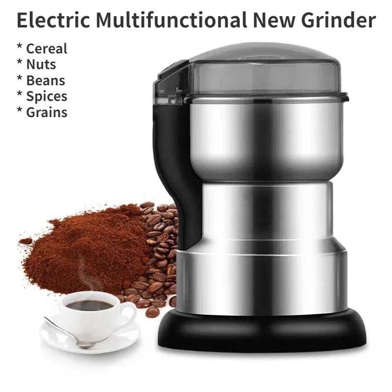 Electric Multifunctional New Grinder Coffee Kitchen Beans Cereal Nuts