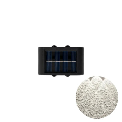 1pc 2/4/6/8/10/12LEDs Solar LED Wall Lights, Outdoor Wall Lamp For