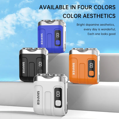 Mini Electric Smart Shaver Household Car Shaver Digital Display Dual