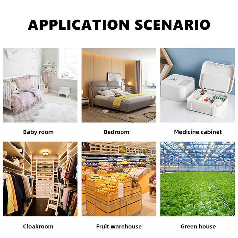 Tuya WiFi Temperature and Humidity Sensor Smart Home Thermometer