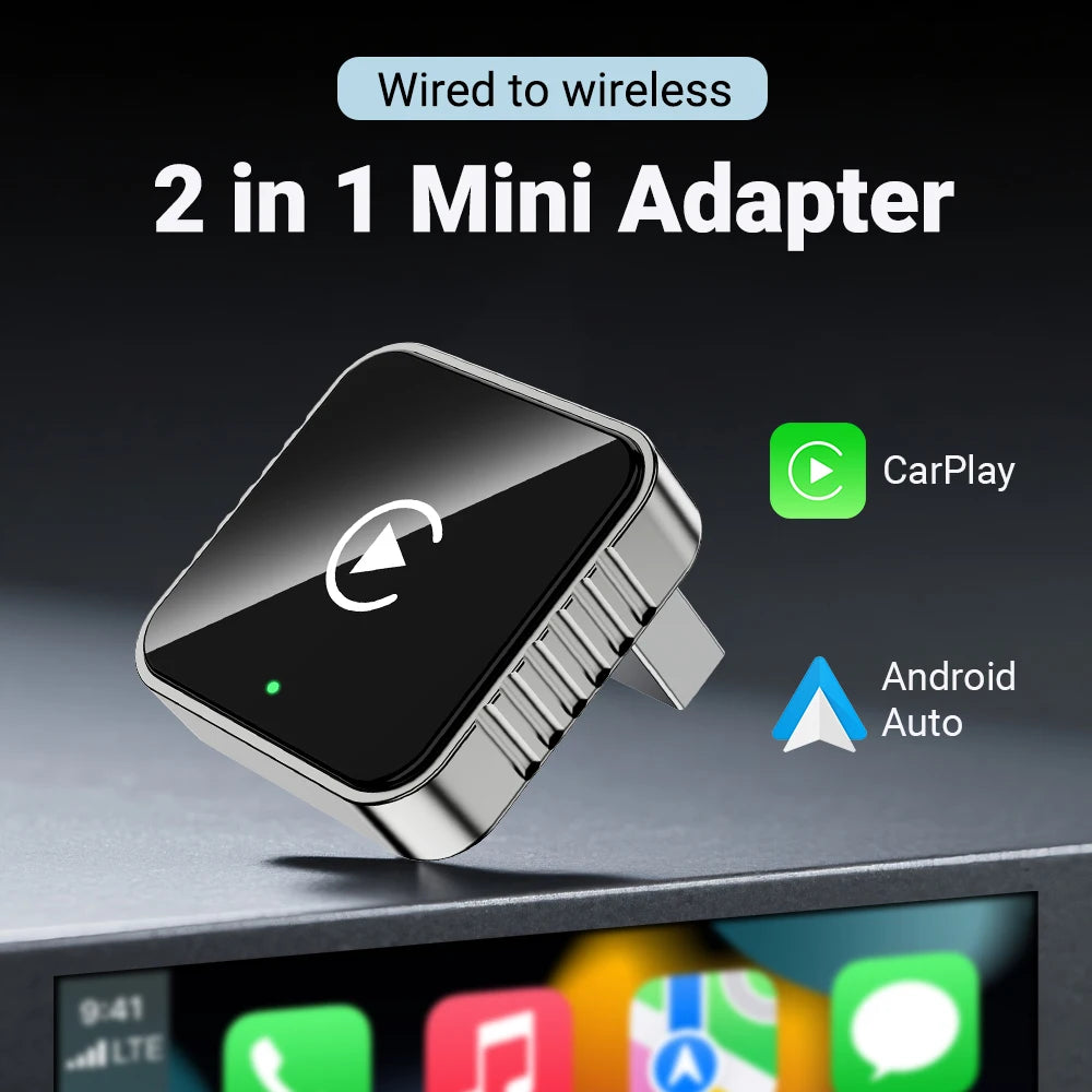 Wireless CarPlay Android 2026 New Smart Auto Adapter Hassle-Free