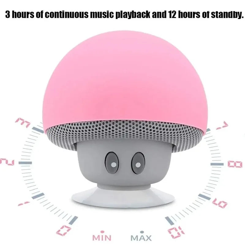 Mini Bluetooth Mushroom Speaker Waterproof Can Be Used as a Mobile