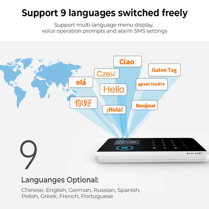 Smart Home Tuya GSM Alarm System 4G Wifi System for House Security