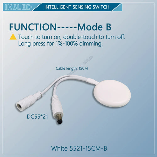 MINI 12V24V LED Dimmable Touch Sensor Switch Penetrating Wood Panel