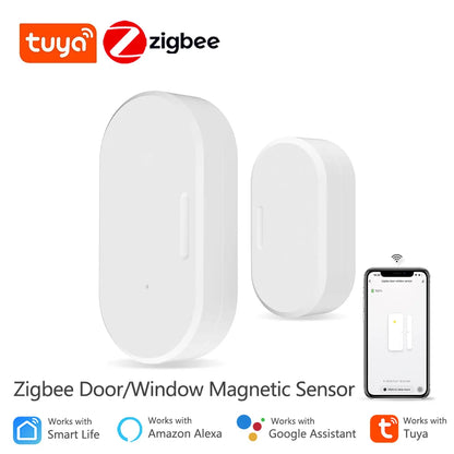 Tuya Zigbee Door Magnetic Sensor Door Window Open Closed Detector