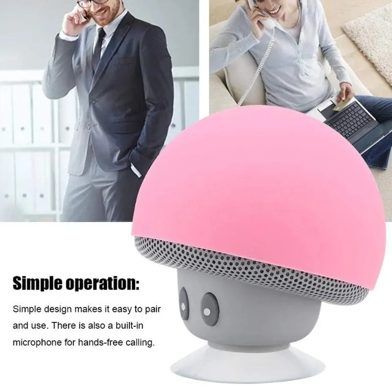 Mini Bluetooth Mushroom Speaker Waterproof Can Be Used as a Mobile