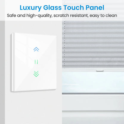 LoraTap Curtain Roller Shutter WiFi Blinds Switch Backlight Tubular