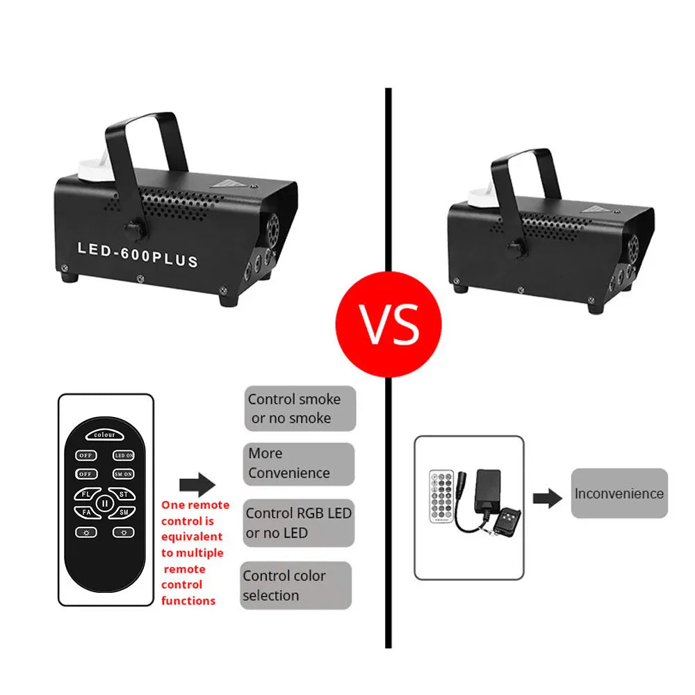Disco Party automatic fog machine LED-600PLUS  wedding club fogger DJ