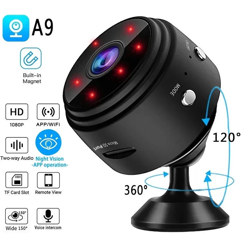 A9 WIF Mini Camera Wireles Intelligent Home Security IP WiFi Camera