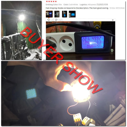 COB Chip LED Lamp 220V 10W 20W 30W 50W Smart IC No Need Driver Lampada