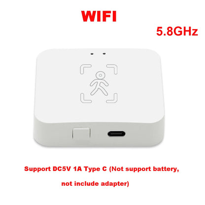 Tuya WiFi or Zigbee Human Presence Sensor MmWave Radar Detector With