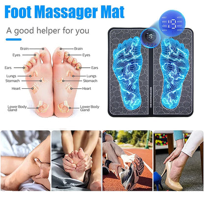 Electric Foot Massager Pad Muscle Massage Relaxation Trainer For