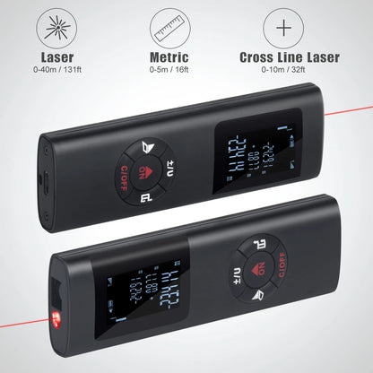 40M/60M Mini Smart Laser Distance Meter Measure Infrared Rangefinder