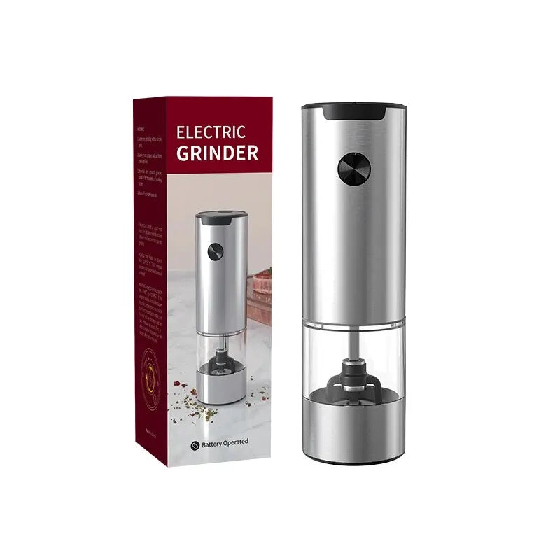Electric Automatic Mill Pepper And Salt Grinder With LED Light