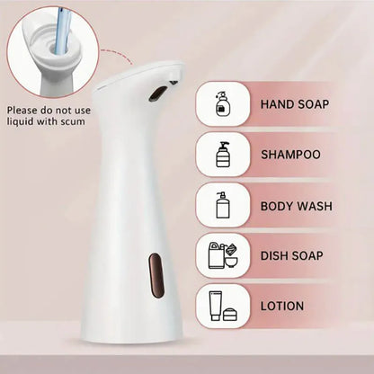 Automatic Sensor Soap Dispenser White High Quality Abs Waterproof Hand