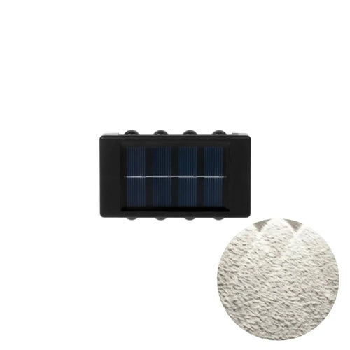 1pc 2/4/6/8/10/12LEDs Solar LED Wall Lights, Outdoor Wall Lamp For