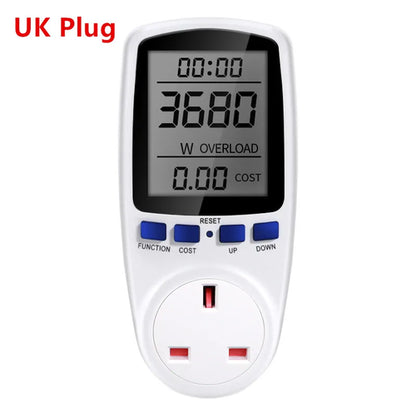 Digital Voltage Wattmeter Power Meter 110/250V Consumption Watt Energy