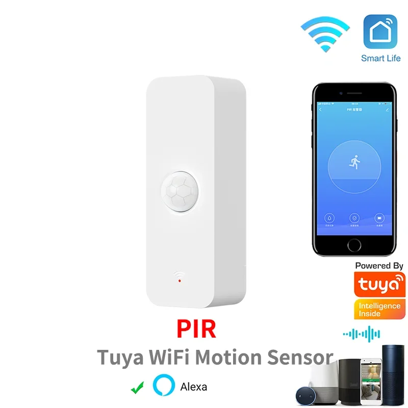 Tuya WiFi PIR Motion Sensor Smart Home Human Body Infrared Detector