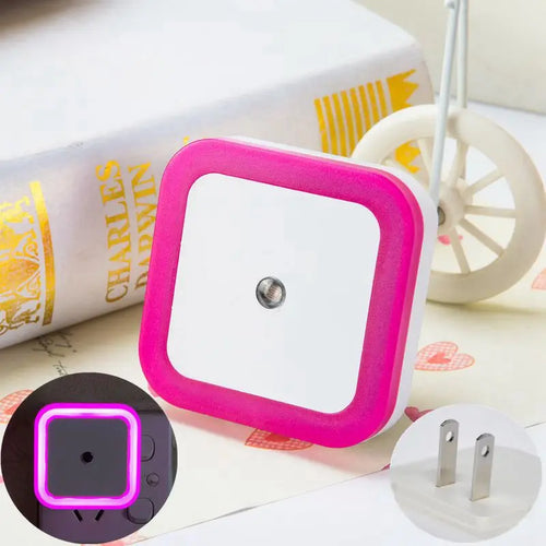 Wireless LED Night Light Sensor Lighting Mini EU/US Plug Night Lights