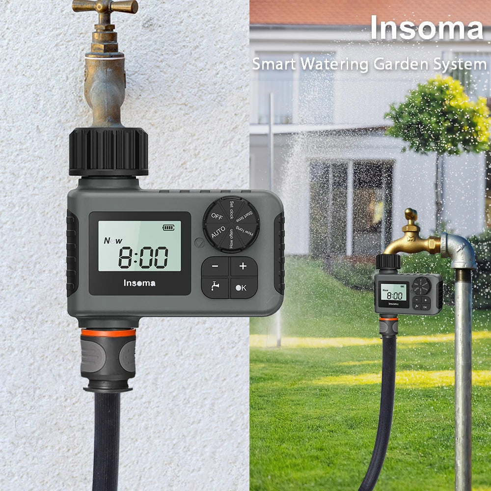 Insoma Automatic Water Timer Intelligent Irrigation Watering System