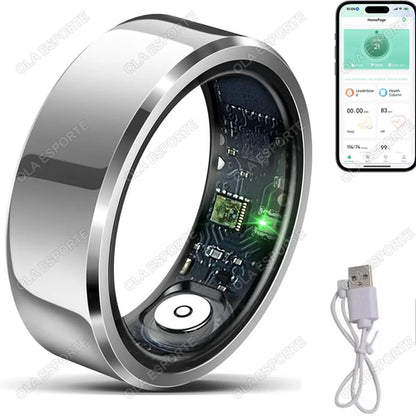 2025 Smart Ring Blood Pressure Heart Rate Sleep Monitoring Smartring