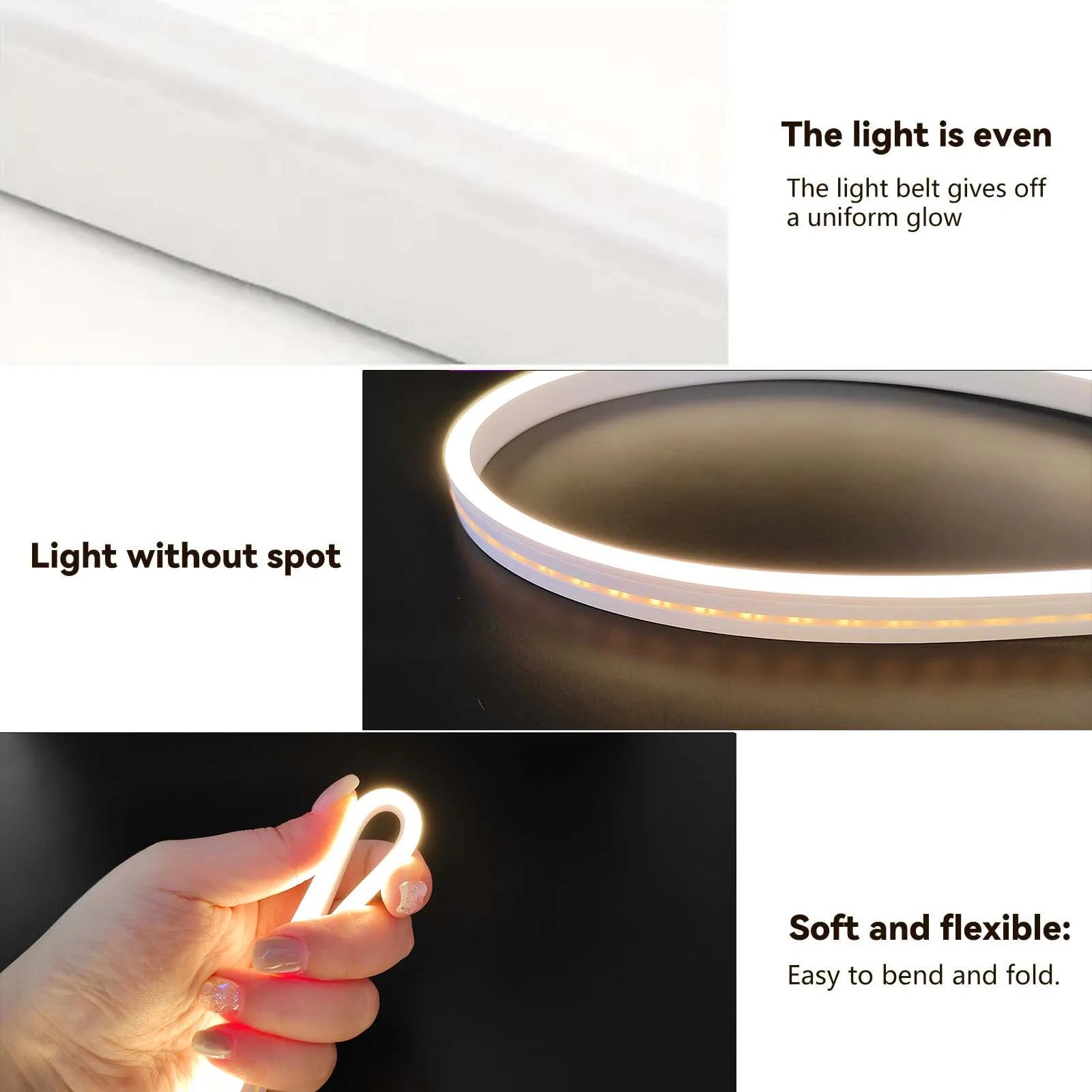 Neon LED Light Strip Smart Touch Sensor Switch Dimmable Neon Sign