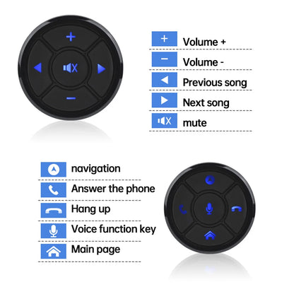 Car Wireless Remote Control 10Keys Steering Wheel Radio Controller